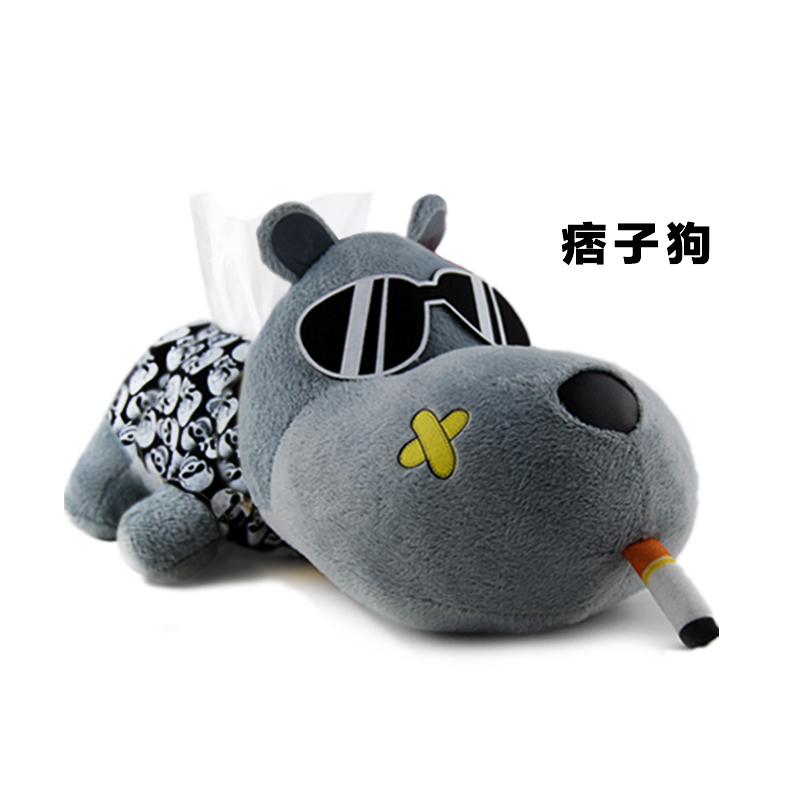 car interior supplies, car tissue box, hygiene creative sun visor, hanging sunroof cartoon paper box