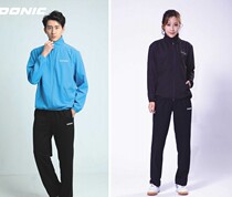 Dornick autumn winter training coat long sleeve trousers table tennis suit jacket match suit 86281