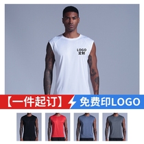Sports loose fitness quick-drying top vest Running training basketball vest loose quick-drying sleeveless custom-made