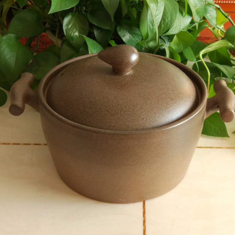 孕妇专用平定砂锅炖锅熬汤锅家用汤煲明火耐高温汤煲燃气陶瓷沙锅_7折