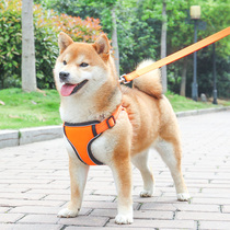 Dog traction rope Vest type Teddy Chest strap Teddy Medium and large dog walking rope Dog chain Small dog supplies