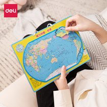 Power Magnetic China Map Puzzle Primary School Students Magnetic Junior High School Geography Political District World Terrain Childrens Puzzle