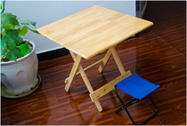 Dining table folding table restaurant table solid wood cypress table snack solid wood fir barbecue table