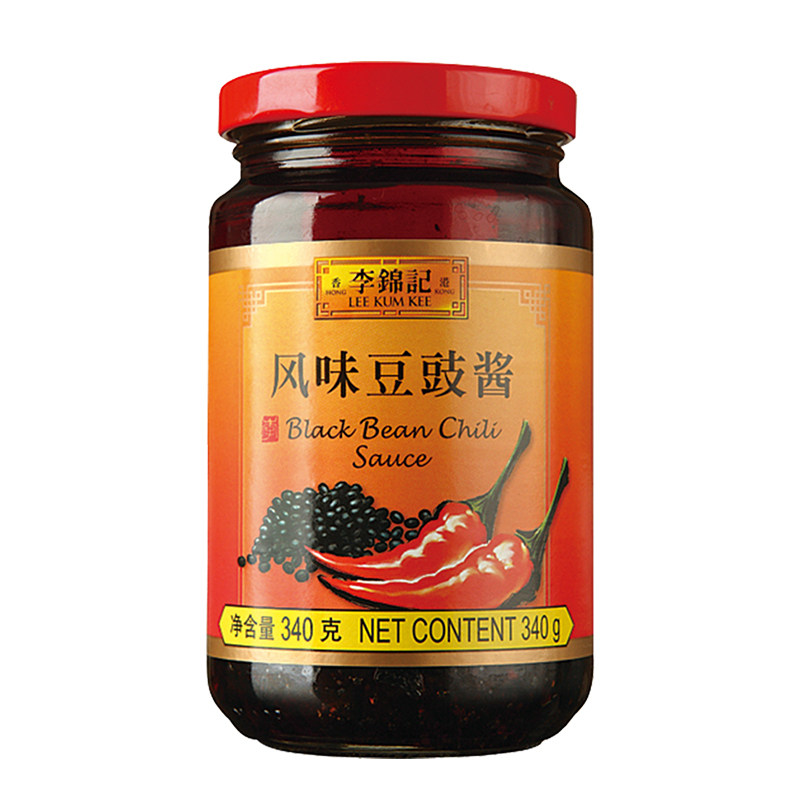 李锦记风味豆豉酱340g/瓶 调料火锅蘸酱辣酱香辣