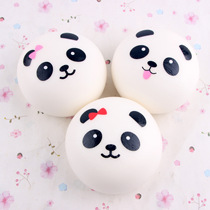 7cmpu panda expression bread simulation pendant childrens toys food play super soft foreign trade squishy