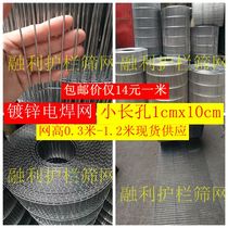 Galvanized welded steel wire mesh cage Bold welded loft birdcage breeding net long hole mesh dog cage