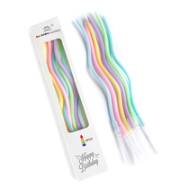 ins wind shaking sound Net red same spiral rotating twist candle birthday cake curve candle party candle