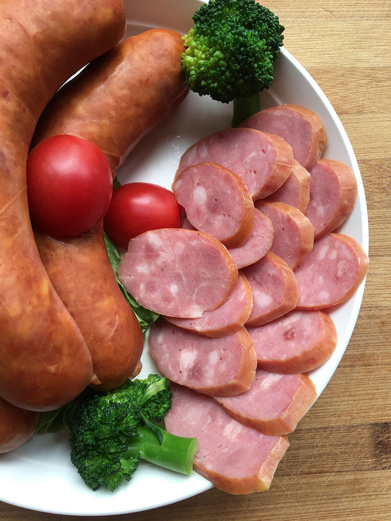 国顺哈尔滨红肠360g 东北味红肠香肠早餐手掰肠 真空包装满4包邮