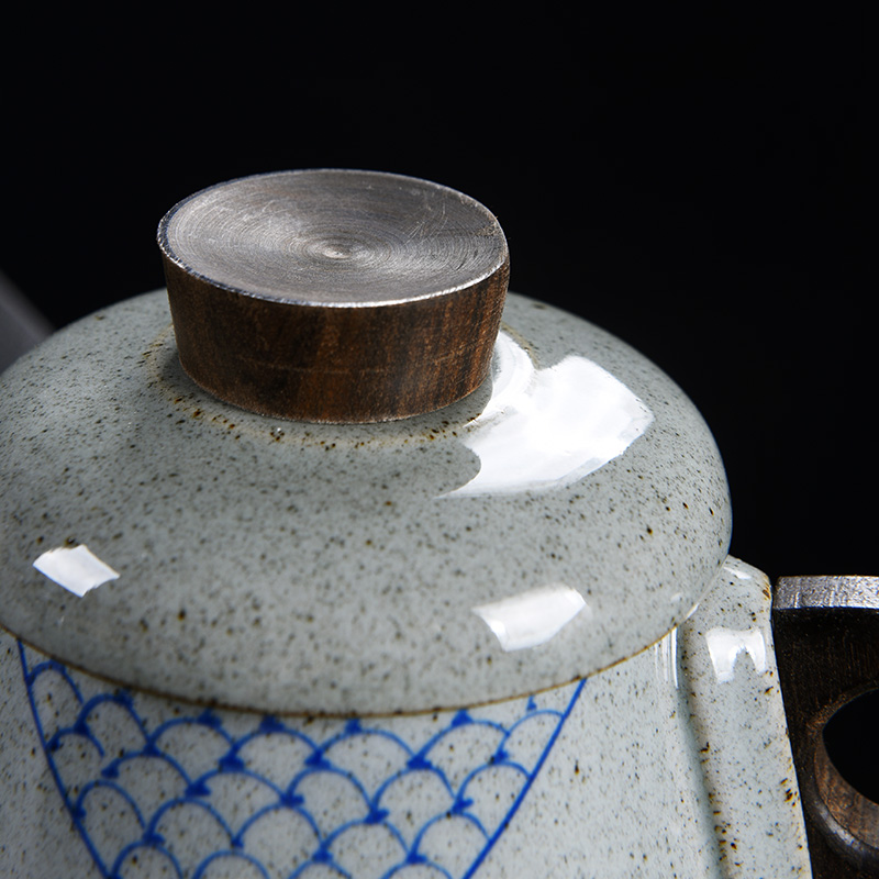 Old &, ceramic cups with cover filter wood ultimately responds a cup of tea cup office master the hand - made mark cup