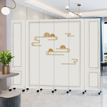 Screen partition Chinese office company folding mobile living room bedroom Nordic simple modern shelter home wall