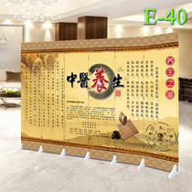Customized screen partition cupping folding mobile Chinese Health Care traditional Chinese medicine shelter decoration porch beauty folding screen