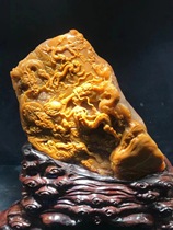 Lao Shou Shanshi northern Tian Yellowstone large swing piece Living room to put a gift and gift landscape for the opening of a gift collection