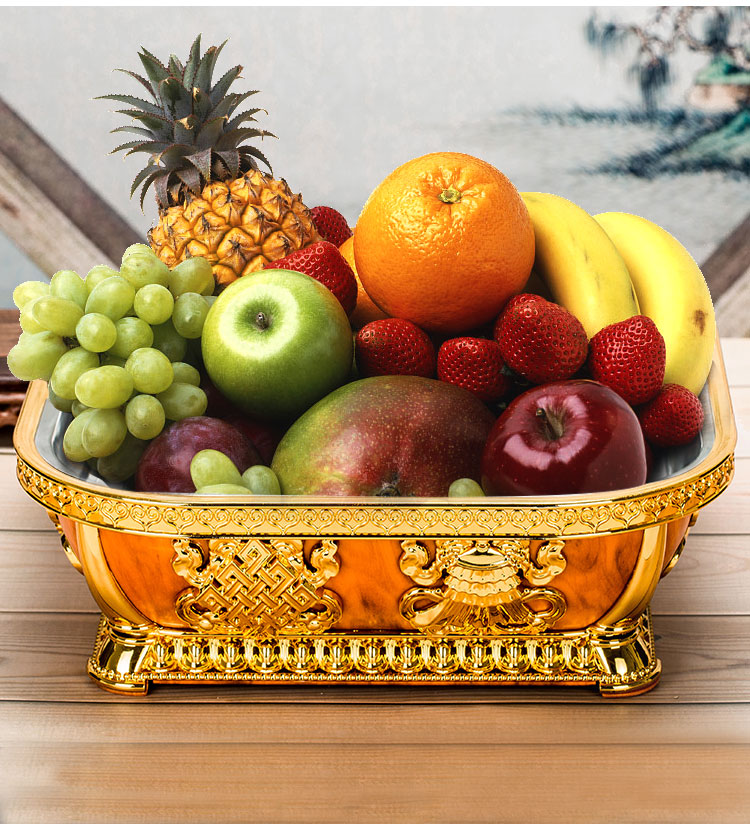 八吉祥供果盘藏式佛前供佛家用水果供盘不锈钢内胆佛堂用品