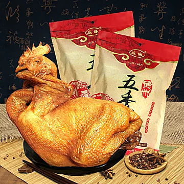 正宗德州五香扒鸡卤味零食500g*2[10元优惠券]-寻折猪