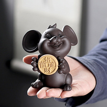 Purple Sand Boutique Tea Darling Breezable handmade ceramic Merchants Mouse tea Tea Table Accessories Tea Table Tea Table Creative Tea Playful Pendulum