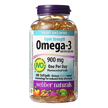 伟博天然成人DHA高浓度深海鱼油Omega3200粒[10元优惠券]-寻折猪