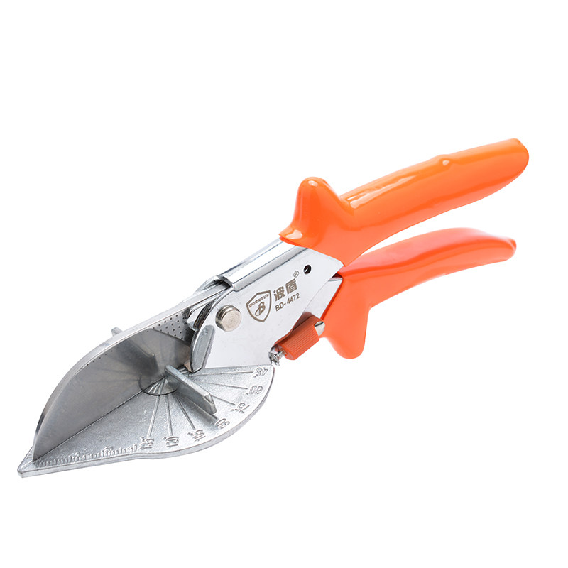 波盾 可调角度剪刀 线槽45度斜口剪 塑料剪 卡条剪 电工剪bd-4472