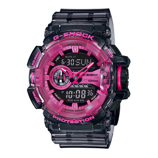 casio卡西欧G-SHOCK 半透明表壳运动金属风潮流男表GA-700SK-1ADR