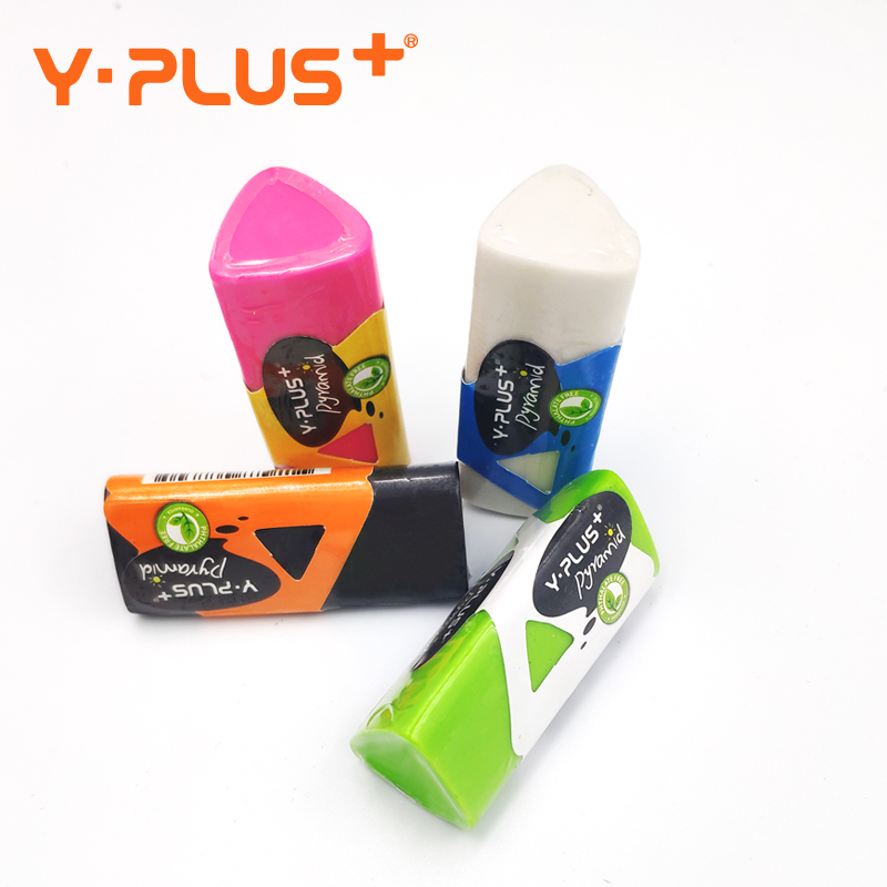 british yplus triangle eraser pupils wipe clean children's sketches without leaving marks professional art 2b exam safety kindergarten baby use learning set painting art special 4b