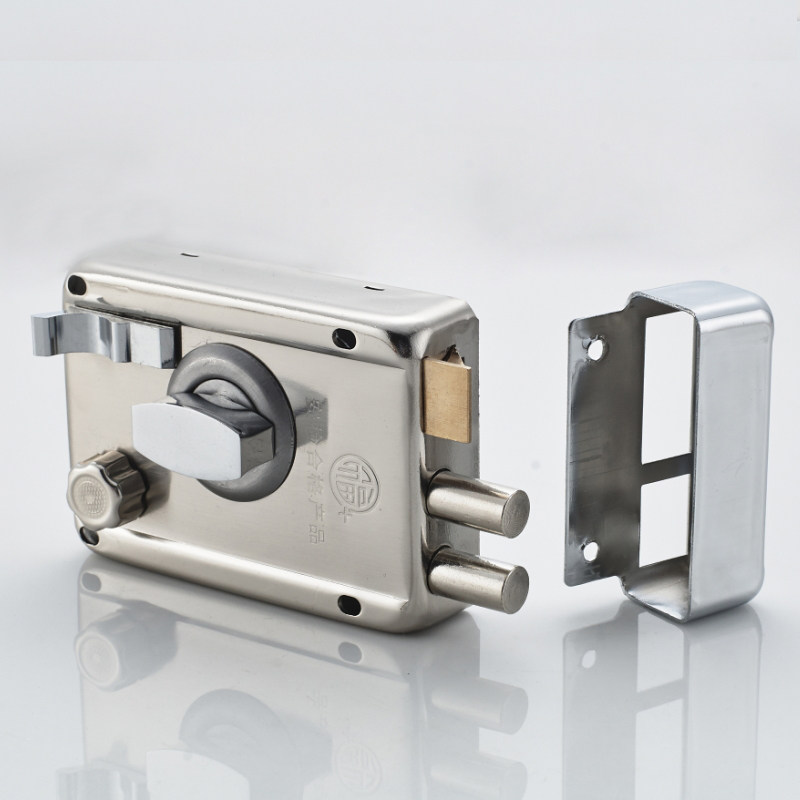 外装门锁老式防盗门锁芯超b级大门木门锁室内外房门铁门锁带反锁