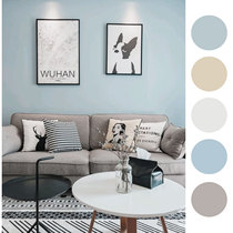 Latex paint wall wall paint vintage dark blue peacock blue sky blue light blue teal light blue TV background wall