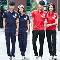 Group buy new table tennis suit Mens and womens sportswear Quick-drying short-sleeved badminton suit Tennis clothing Team uniform trousers