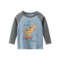 2022 New Boys Spring Long Sleeve Kids T-shirt T-shirt Clothes Summer Baby Boys Tops Thin Spring Bottoming Shirt