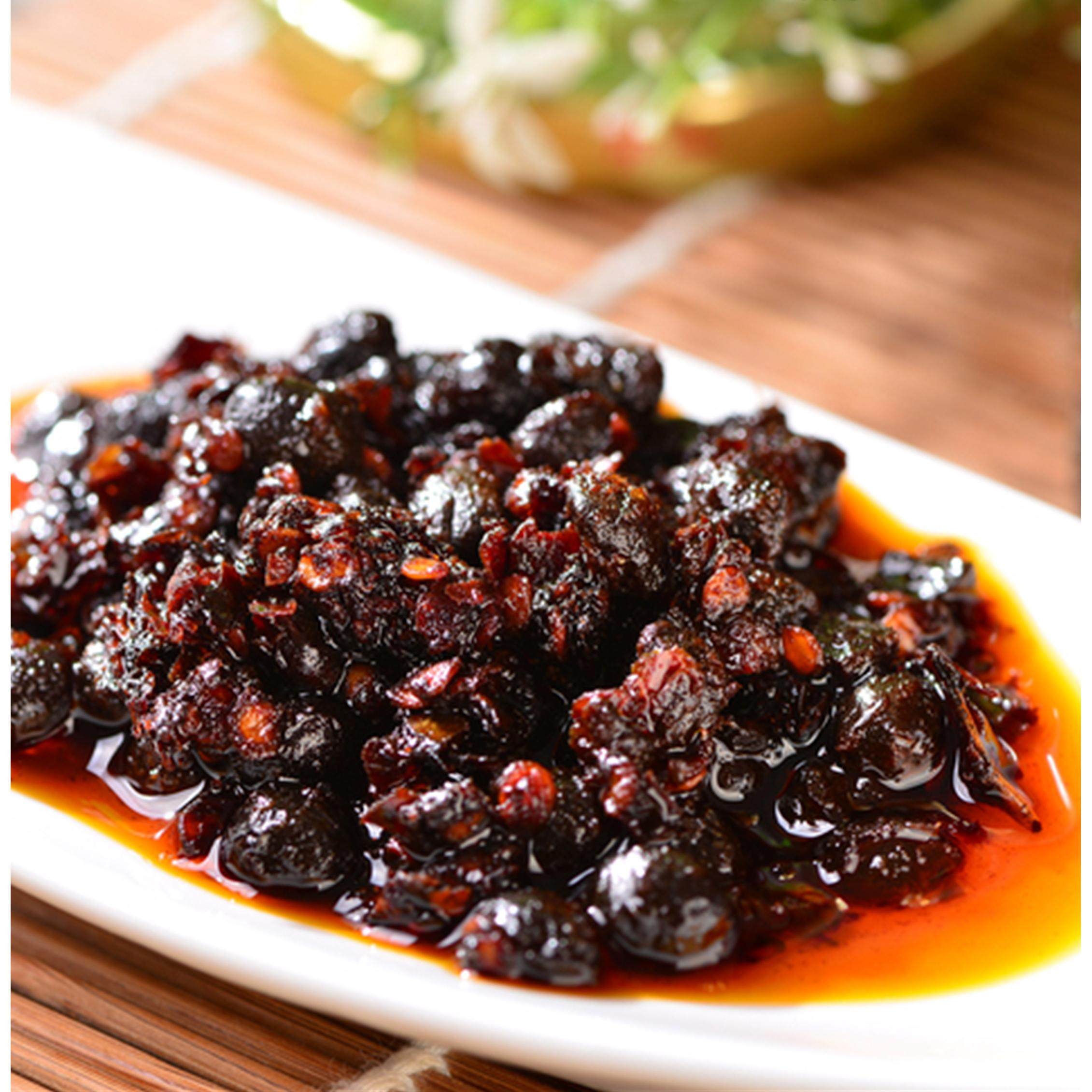 临澧麻辣豆豉酱豆子湖南土特产干豆豉下饭菜调料500g微辣2件包邮