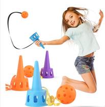 Toss and catch the ball kindergarten childrens ball receiver with rope hand to catch the ball training toys sports equipment fun games