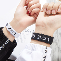 Shoulder strap Small leather band bracelet Bracelet Bra bandwidth accessories Underwear Bra strap Female couple hand rope send boyfriend