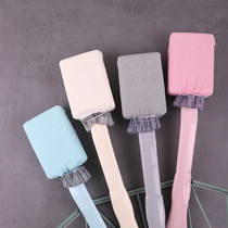 Rubbing back rubbed with a bath and a shower brush with a powerful no-ask for a long handle to rub the ash bath brush