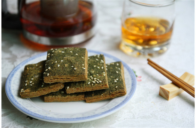 浙江海苔条粉海青菜粉浒苔粉海苔菜粉细粉500g做麻花饼干