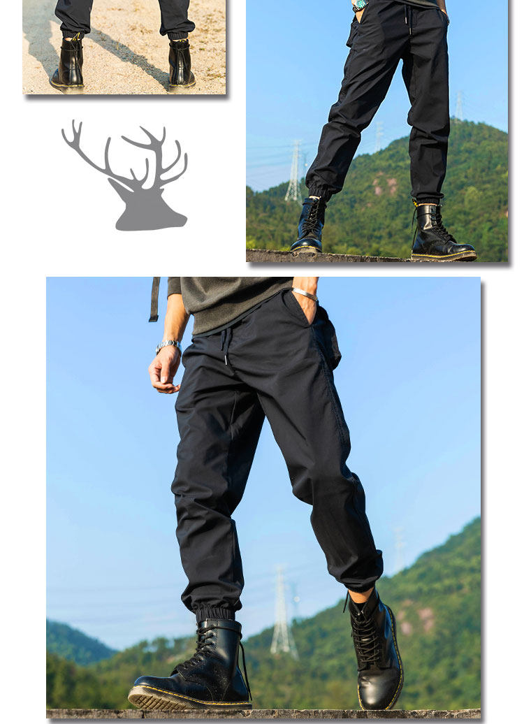 【海行】夏季新款户外休闲束脚运动裤