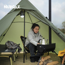 Tent Heating Stove Outdoor portable firewood stove Camping Field Stove Burning Water Pot picnic Wildwood Firewood Stove