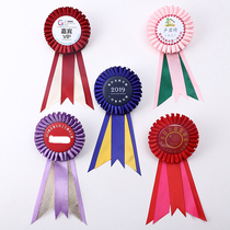 Acrylic kindergarten badge corsage custom company work card custom graduation ceremony pin badge