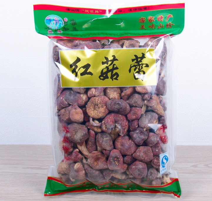 桃溪客家梅州特产 红菇蕾红磨菇汤料养生绿色纯天然