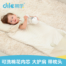 ( Clearance Special ) Tile baby sleeping bag baby child newborn cotton anti-kick kicked by autumn and winter quilt