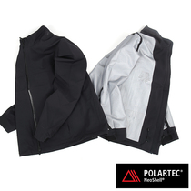 Submicron waterproof jacket breathable full-pressure rubber soft shell mountaineering suit