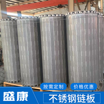 Large ball chain conveyor chain plate Food cleaning and drying conveyor chain plate High temperature punching plate chain