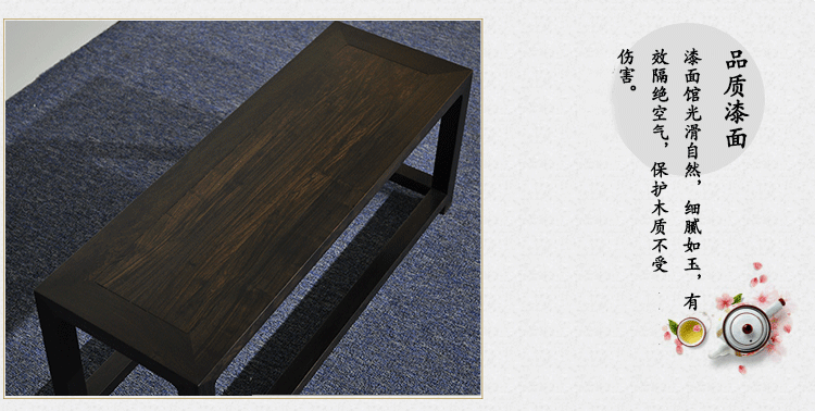 品真阁红木餐桌 紫光檀四方桌东非黑黄檀棋牌桌 高端中式实木家具_7折