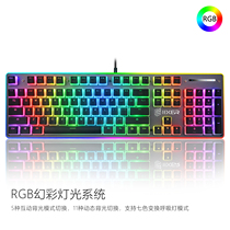 Giixer Pudding PBT Semi Translucent Frost Keyboard RGB Lamp EFFICE MACHINE keyboard