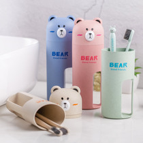 Creative bathroom toothpaste toothbrush rack simple couple wash set toothbox brush toothbrush mouthwash cup holder