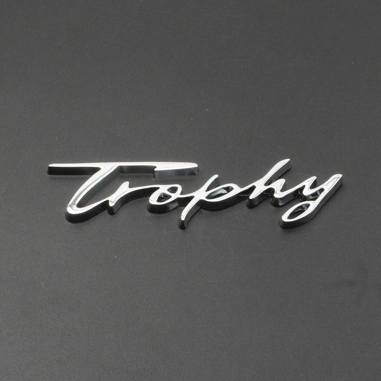 全新名爵mg6车标trophy英文标个性纪念车贴高配金属车身侧标改装