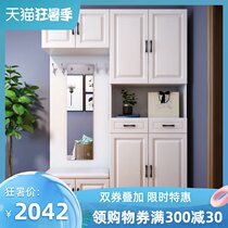 JOYGO foyer cabinet Shoe stool shoe cabinet Modern simple entry hall cabinet Entrance partition Coat cabinet storage storage