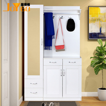 JOYGO Foyer cabinet Full-length mirror shoe cabinet Coat cabinet Entrance cabinet Entry entrance shoe cabinet Storage storage corridor cabinet