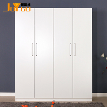 JOYGO Modern simple bedroom swing door wardrobe top cabinet corner cabinet Multi-function wardrobe Bedroom cabinet