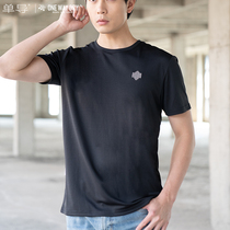 2022 Spring Blouses Sport Round Collar Loose breathable T-shirt Fitness Running Fast Dry moisture-absorbing dry and short sleeve men