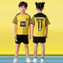20-21 Dot Home Short Sleeve No. 11 Royce Football Team Uniform Children Primary School Students Customized Male Kindergarten Women