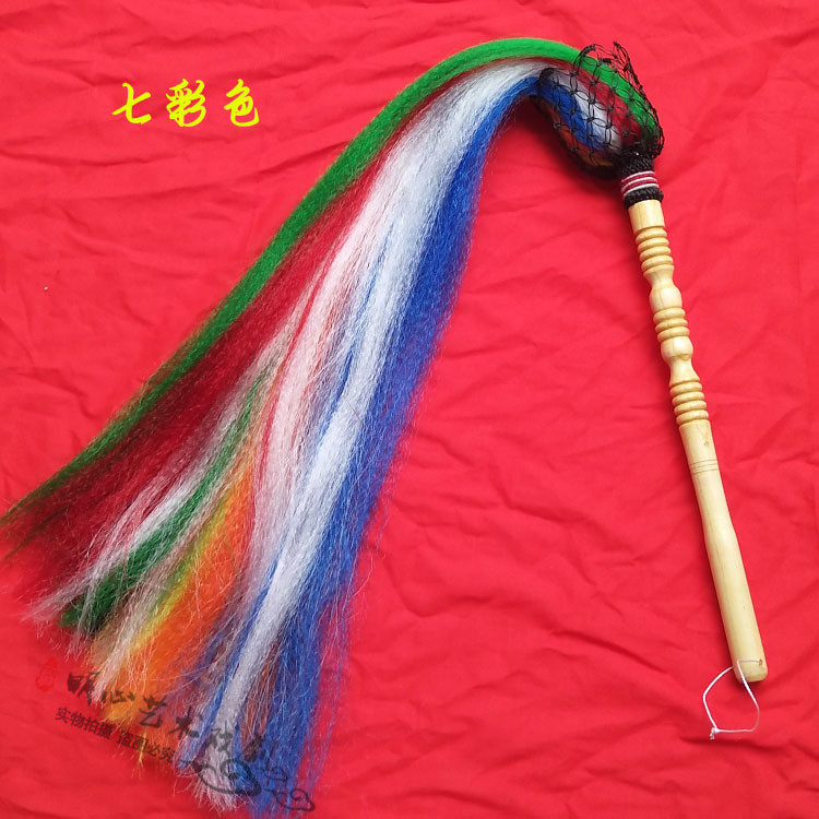 浮尘太监拂尘太极拂尘仿马尾浮尘真马尾佛尘道士佛尘表演演出道具