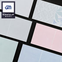 Nordic solid color bump matte 200x600 macarons wall tile bathroom kitchen modern light luxury